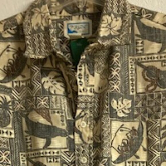 PRIDE OF HAWAII VINTAGE ALOHA RESORT 1/2 BUTTON CANOE LEI WHALE ORCHID NET SzL - Picture 5 of 5